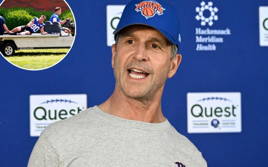 How John Harbaugh is stepping up Giants’ injury prevention efforts