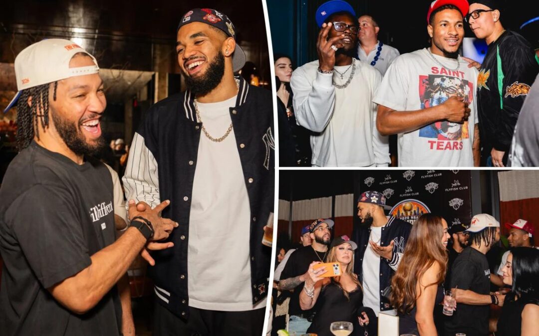Inside look at Knicks celebrating championship at private Manhattan club