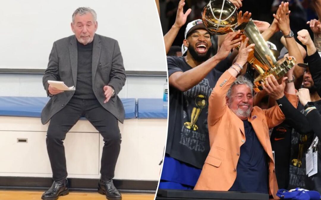 The NSFW sacrifice James Dolan joked about with players in his pre-playoff meeting with the team