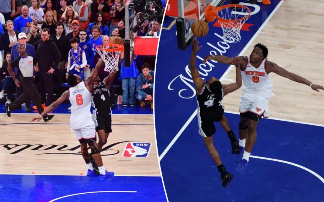 OG Anunoby’s block on De’Aaron Fox’s ‘bonehead’ decision helps Knicks’ miracle comeback