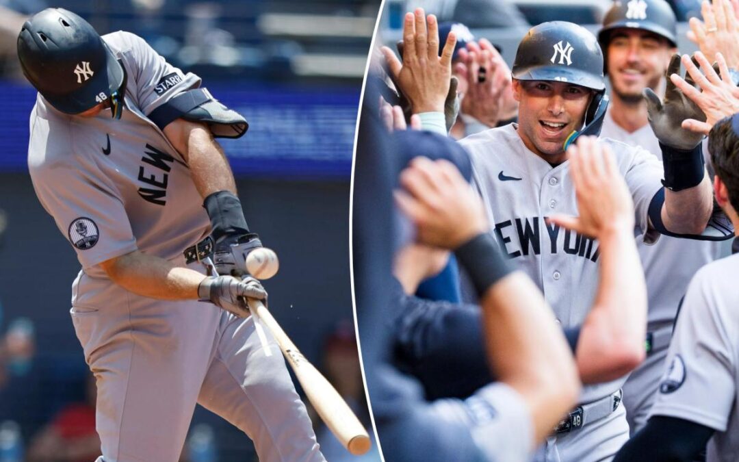 Paul Goldschmidt stays hot with ninth-inning homer to propel Yankees to win over Blue Jays
