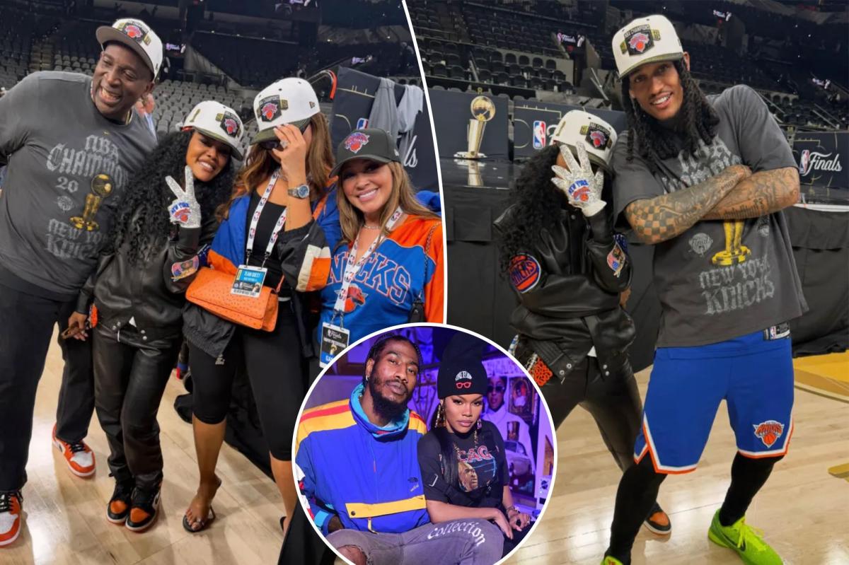 Teyana Taylor celebrates championship with Knicks after messy divorce from team’s former star
