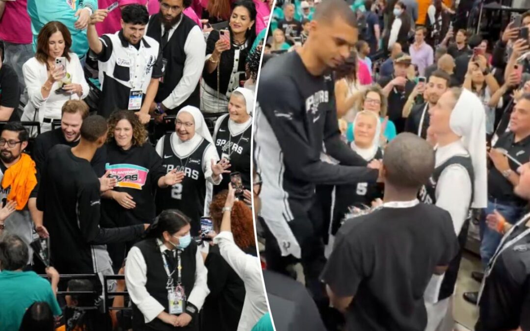 Victor Wembanyama shares NBA Finals moment with Spurs nuns in viral moment
