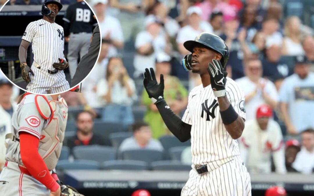 No cup, no problem— Jazz Chisholm Jr. returns one day after painful foul ball to mash homer