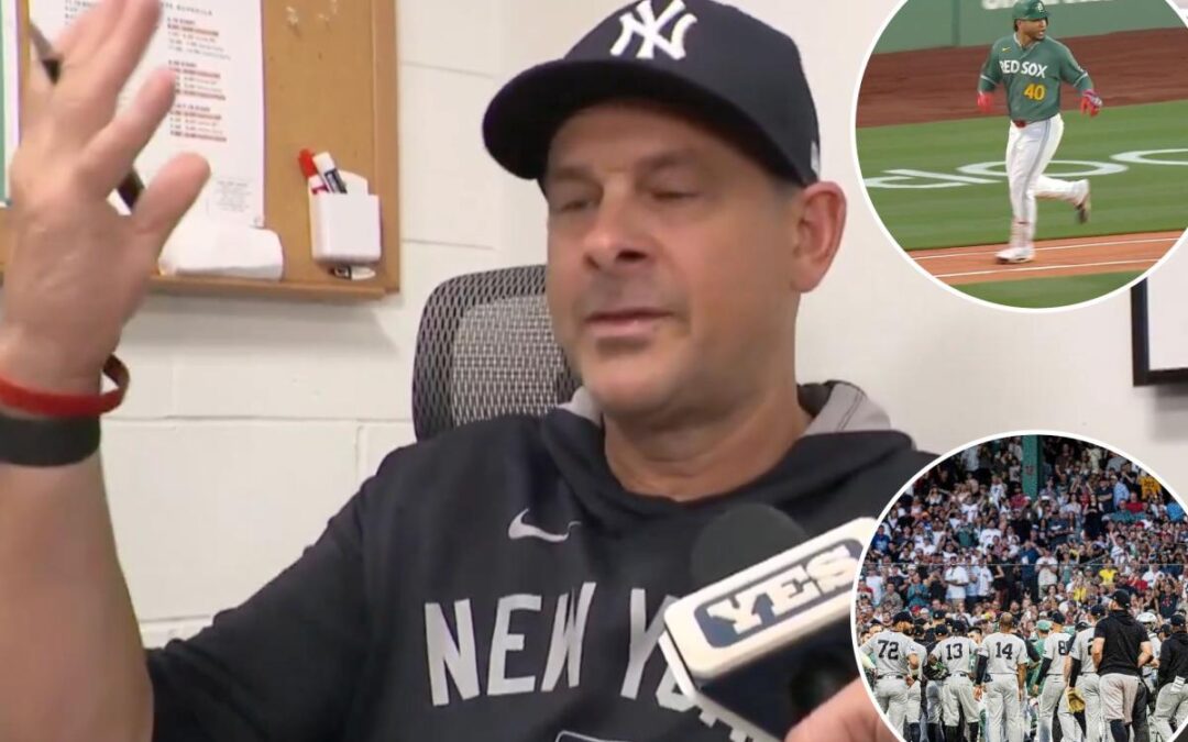 Aaron Boone quite miffed after Wilson Contreras’ outburst leads to benches clearing: ‘Ridiculous’