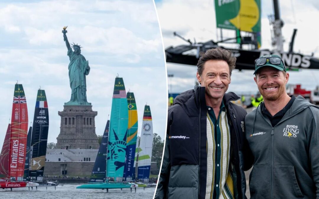 SailGP’s high-speed boat race draws a chic crowd to Governors Island