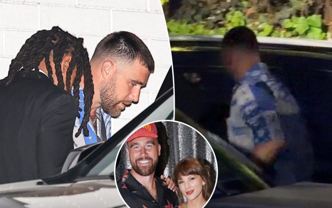 Travis Kelce has a boys’ night out ahead of wedding with Taylor Swift