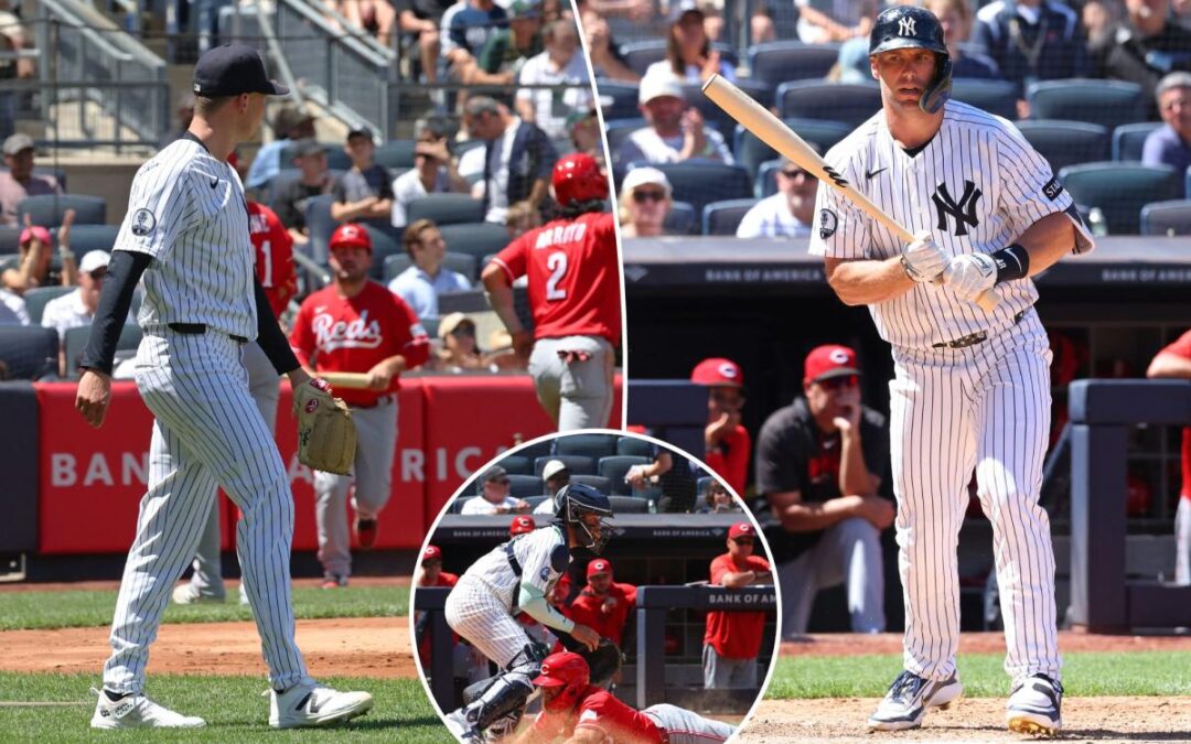 Yankees bats no-show, Will Warren flops in sloppy loss to Reds
