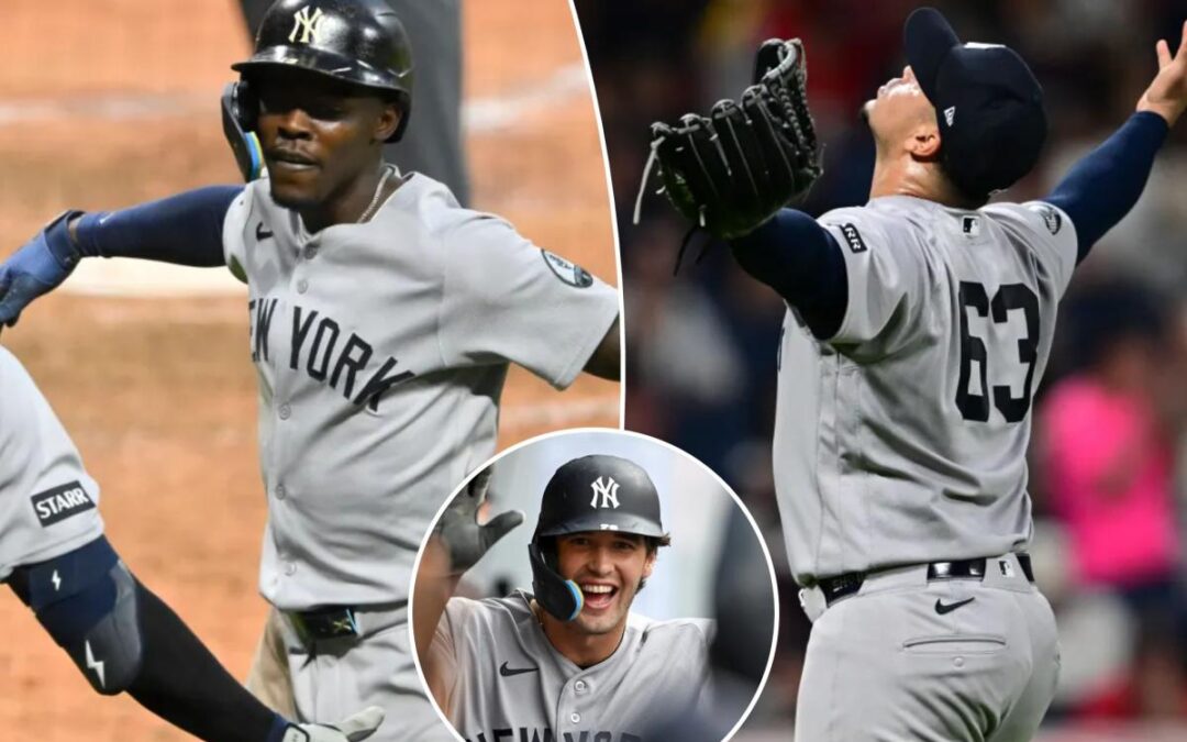 Jazz Chisholm’s Jr.’s late homer, bullpen propel Yankees past Guardians