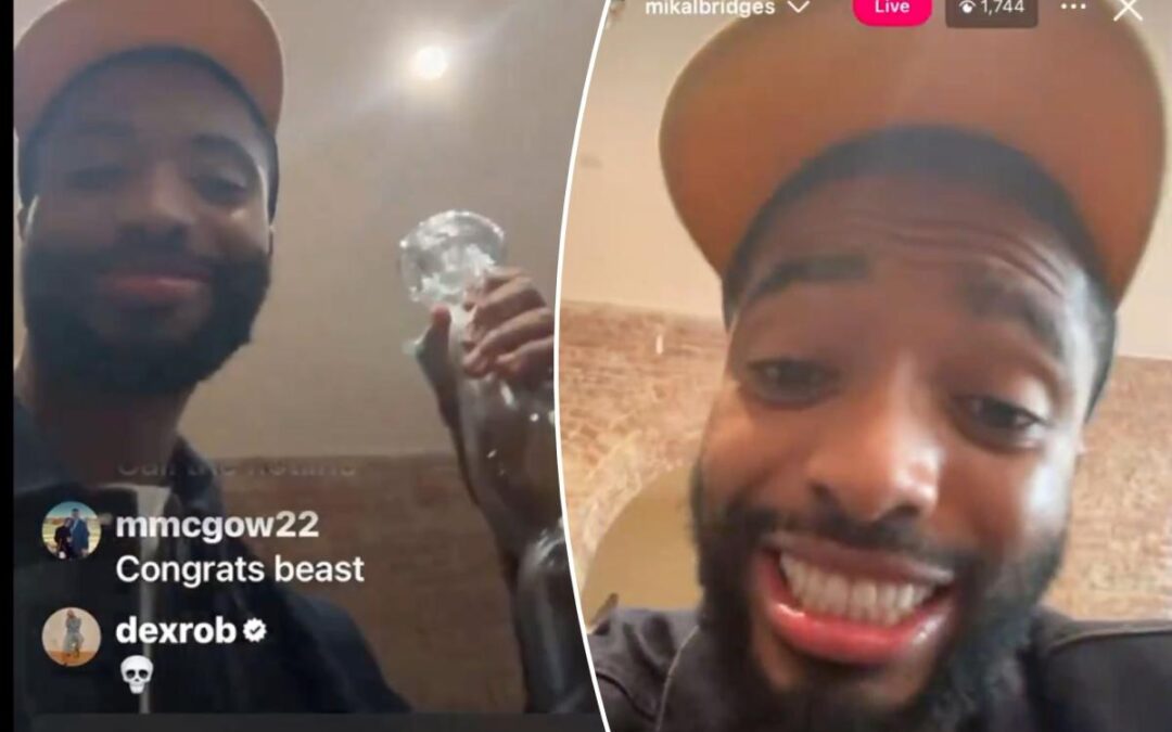 Mikal Bridges’ NSFW Instagram Live went off the rails — and Jalen Brunson wants teammate’s phone taken away