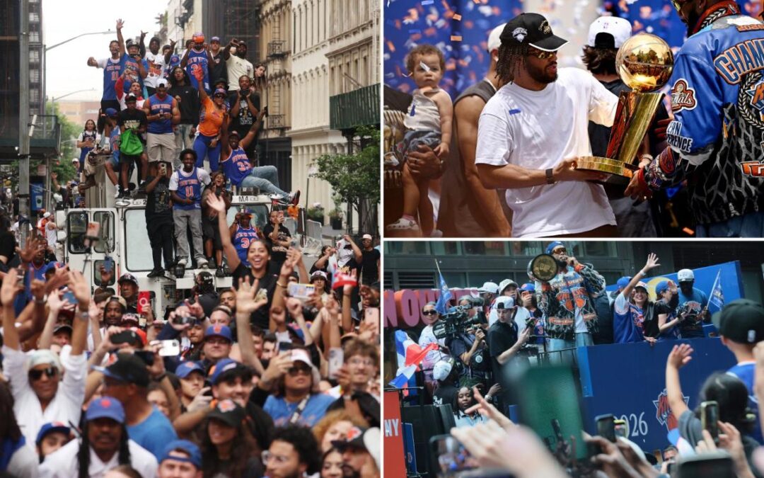 The sights, sounds and feelings of being at a Knicks parade everyone wanted to savor