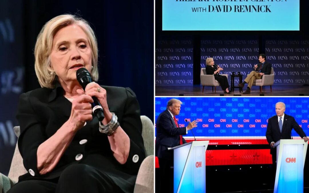 Hillary Clinton rips Biden’s 2024 reelection bid as a ‘terrible mistake’