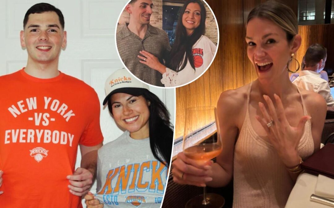 Meet the NYC couples getting married during the biggest Knicks game in 53 years — and what they’re doing about it