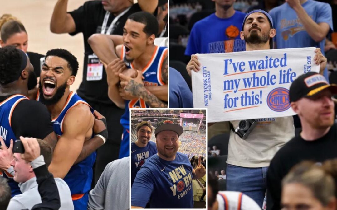 Knicks fan braved 12-hour flight delays, psychotic Spurs fans — but it was worth it to see NY win it all