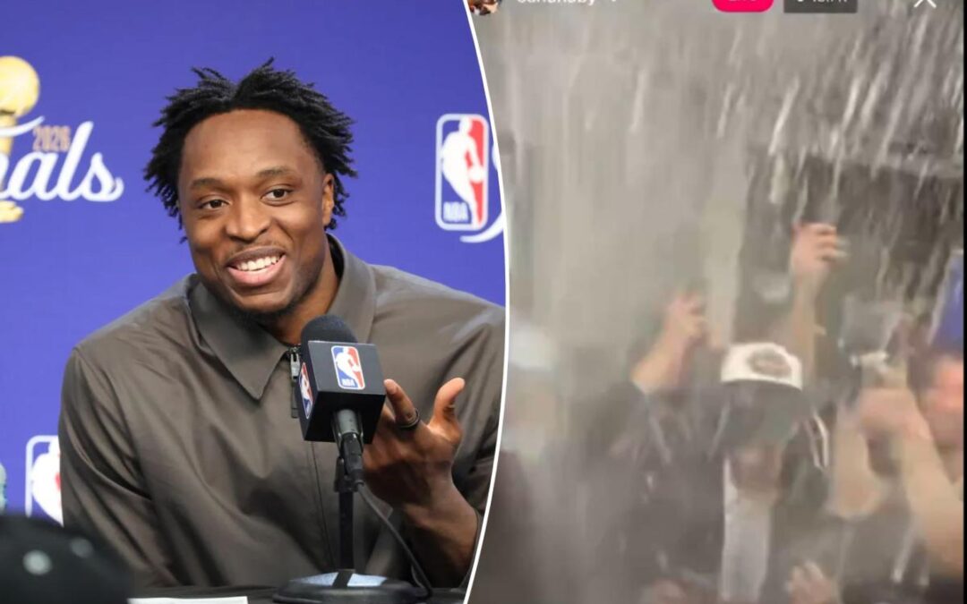 OG Anunoby explains viral Instagram Live panic after Knicks’ title celebration