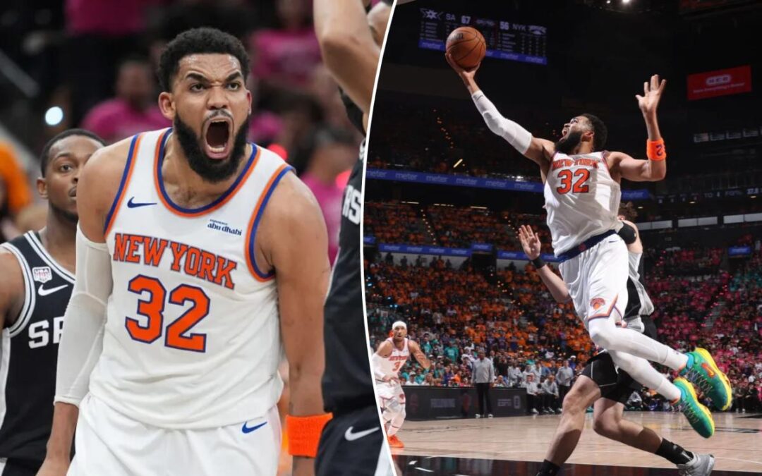 Karl-Anthony Towns’ mic’d-up moment shows how Knicks survived Game 1