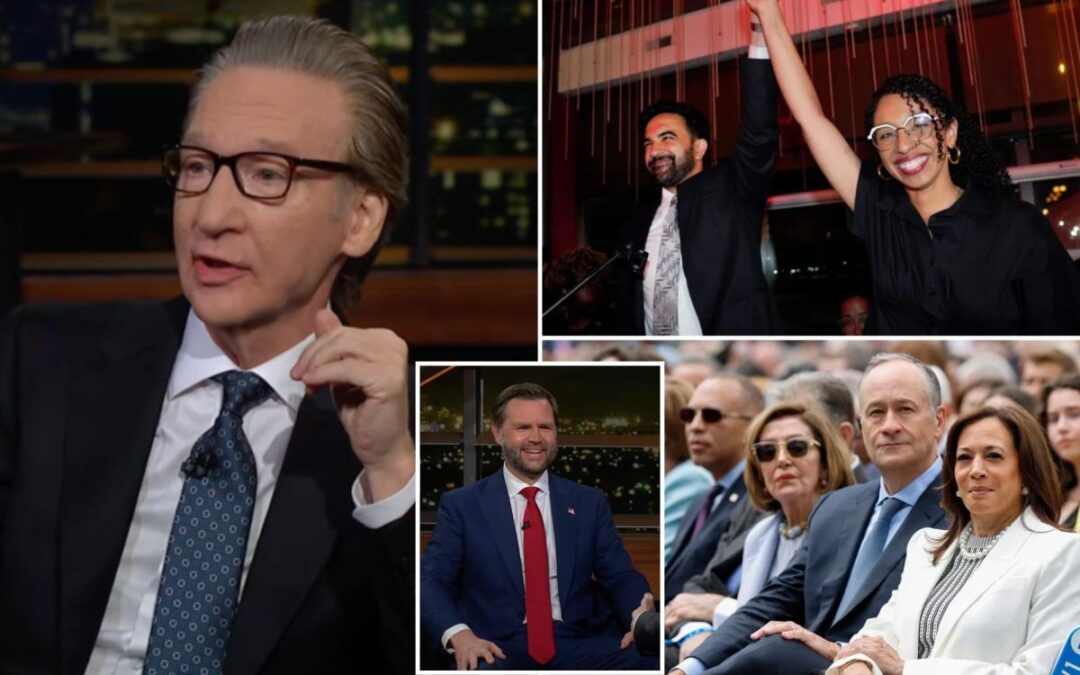 Bill Maher tells Vance his 2028 vote is ‘in play’ as he rips key Dems for refusing to appear on his show