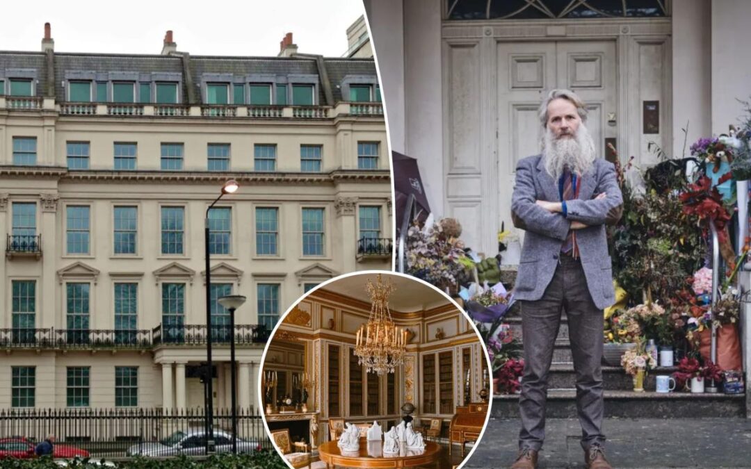 $300M mansion with 24 jewel-encrusted bathrooms has only 1 resident: a homeless man living on its porch