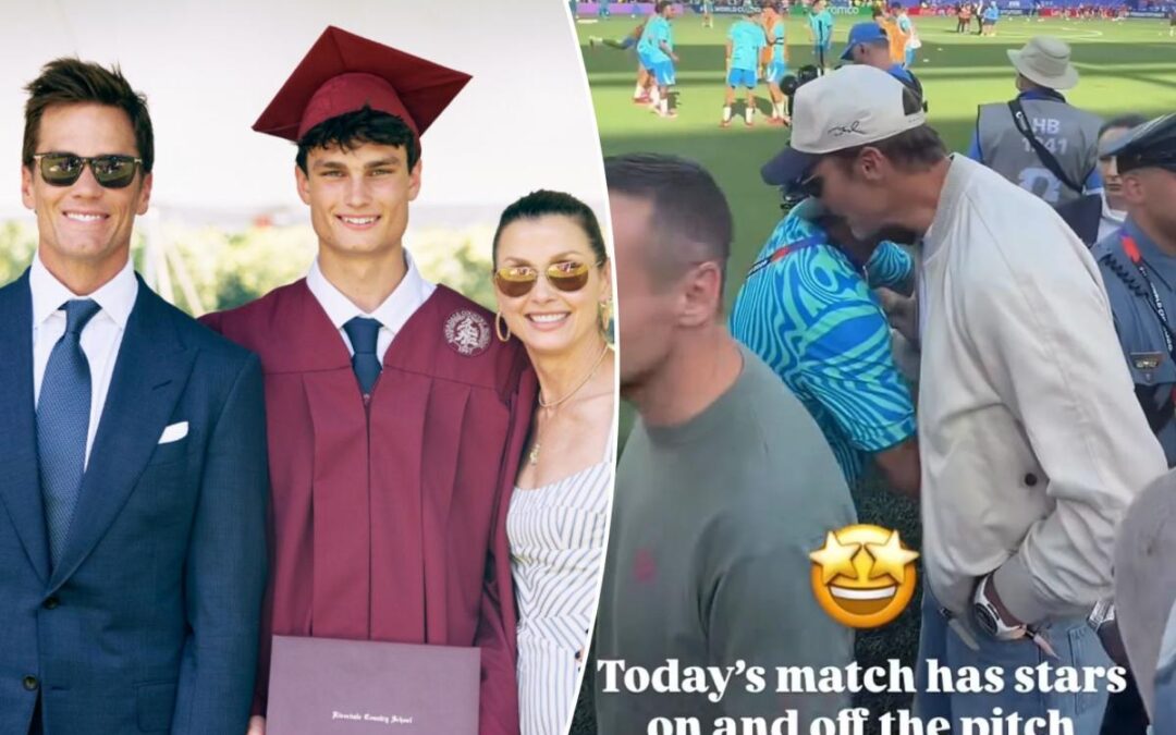 Tom Brady reunites with Bridget Moynahan for son’s graduation before World Cup appearance
