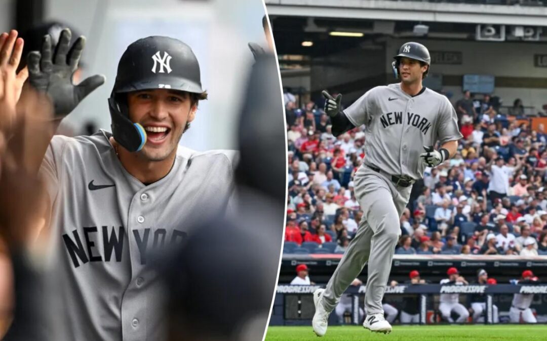 Yankees’ Spencer Jones crushes 443-foot shot for his first MLB home run