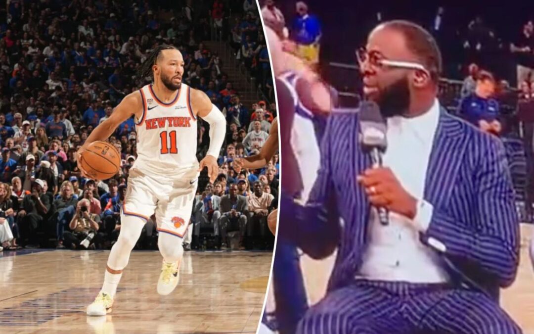 Jalen Brunson stoically responds to Draymond Green’s long-winded apology on ESPN