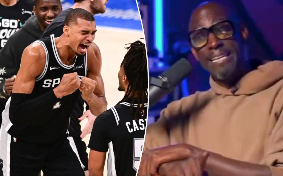 Kevin Garnett eviscerates Victor Wembanyama for being ‘too emotional’ after clinching NBA Finals spot