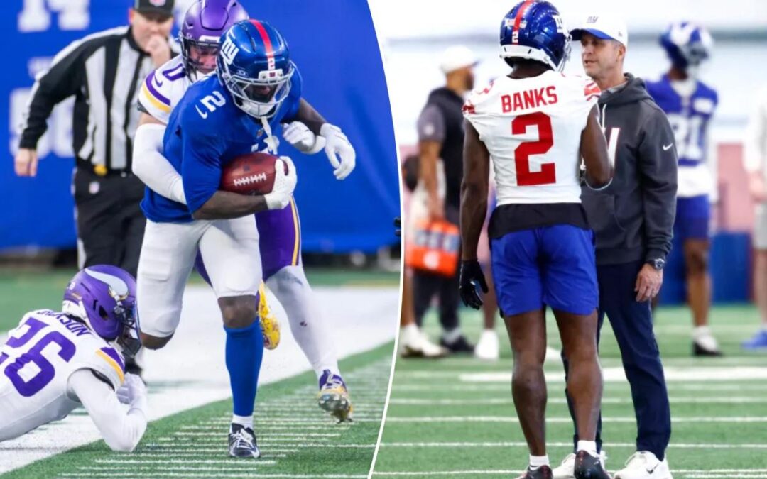 All eyes on Deonte Banks as he gets another Giants chance