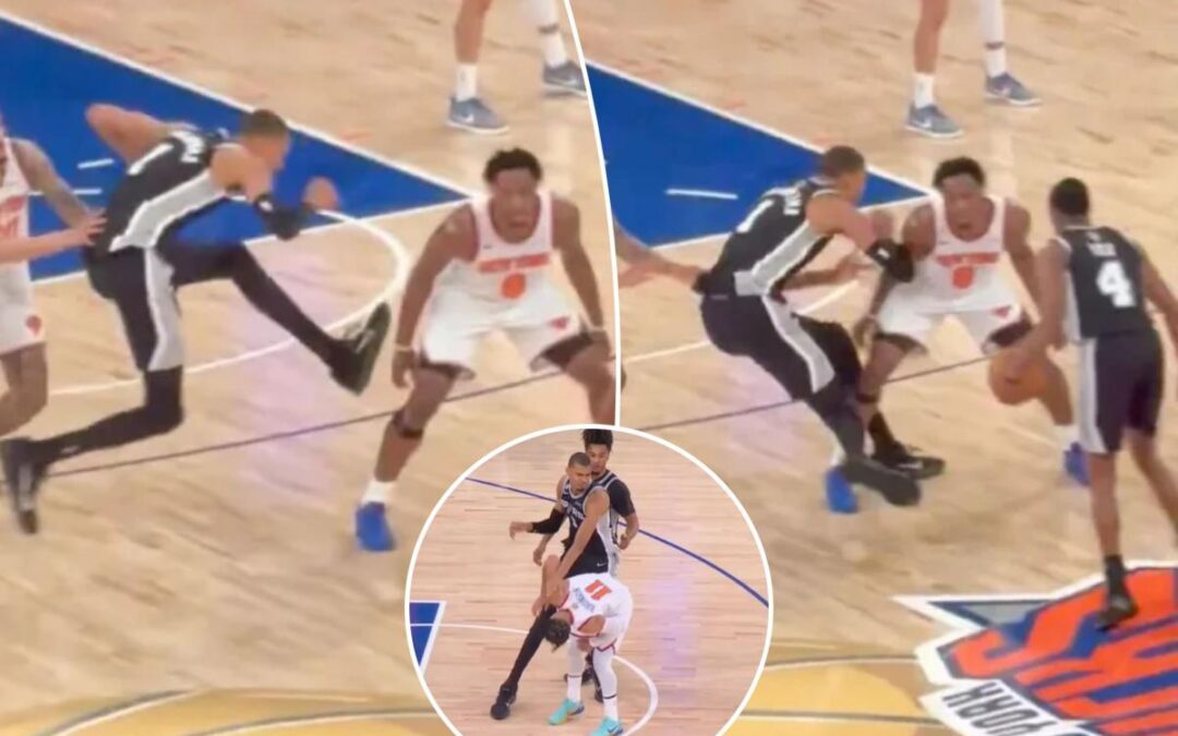 Video reveals ‘dirty’ Victor Wembanyama lunge at OG Anunoby’s leg in latest NBA Finals drama