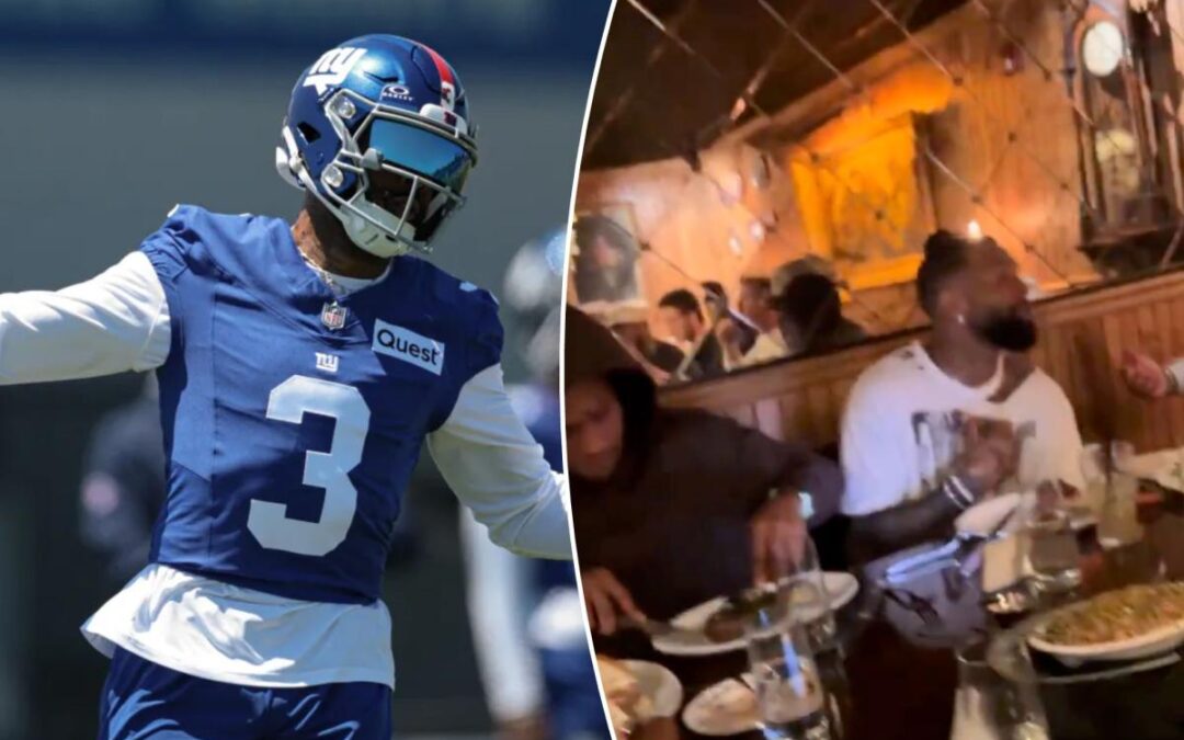 Odell Beckham Jr. wastes no time back in New York, takes entire receiver room for expensive steak dinner
