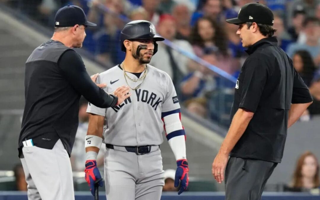 Yankees’ Jose Caballero calls for clarification of pitch clock rules after spicy umpire quibble
