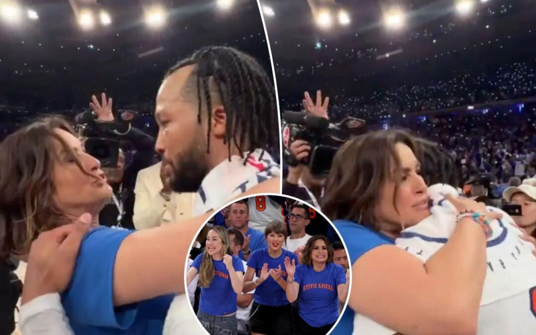 Mariska Hargitay has emotional moment with Jalen Brunson after Knicks win: ‘I love you’