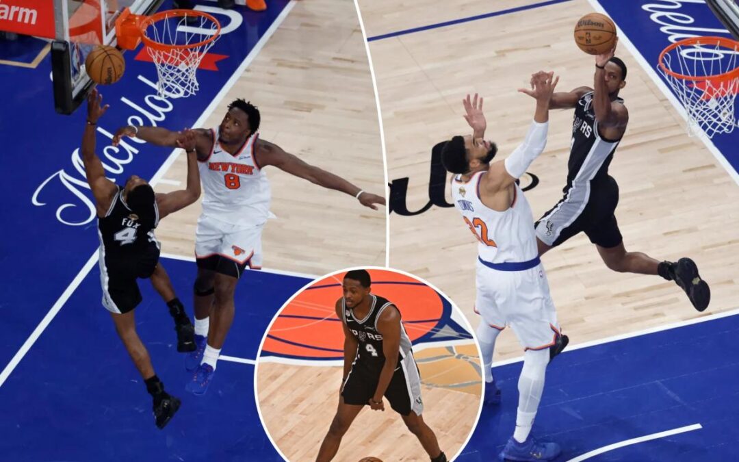 De’Aaron Fox made a mistake, but he’s not to blame for the Spurs’ collapse