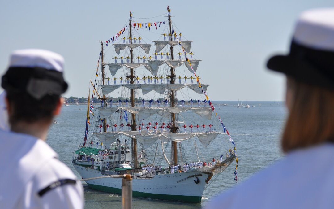 Track live: 48 tall ships from around the world will sail into New York Harbor for Sail4th 250