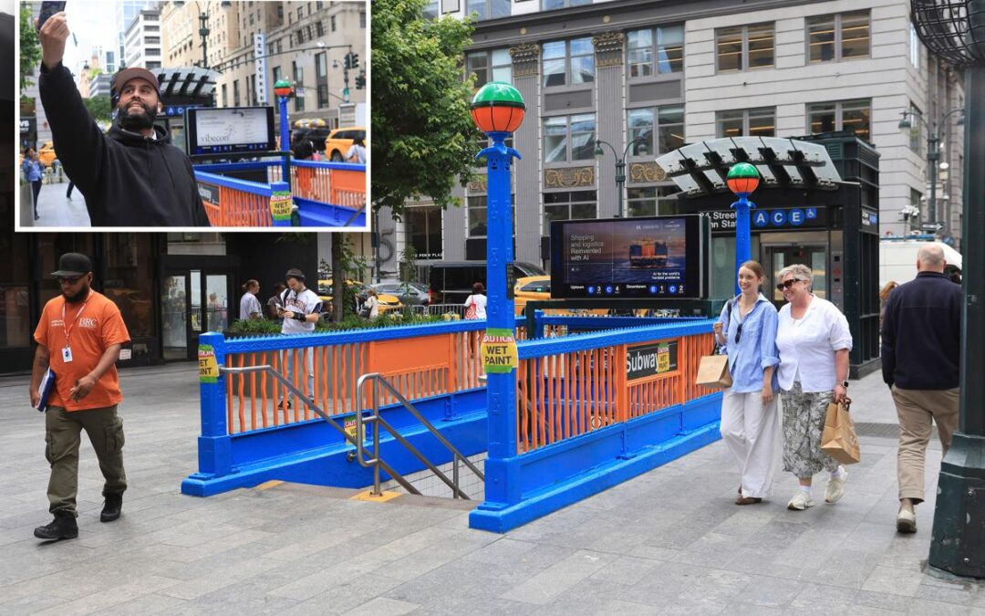 MTA to keep viral Knicks-themed NYC subway entrance through 2026-27 NBA season