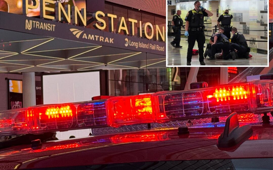 5 stabbed in bloody attack inside Penn Station — suspect in custody