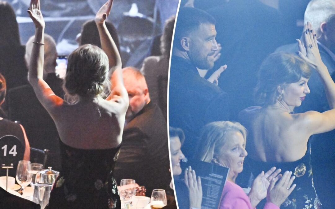 Taylor Swift taps Steven Spielberg to film her and Travis Kelce dancing at Songwriters Hall of Fame induction: video