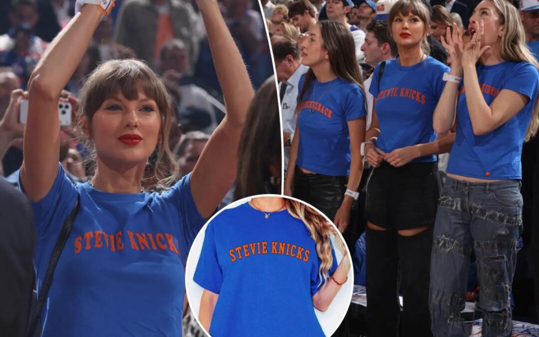 Taylor Swift’s Knicks tee may be DIY, but Etsy sells the look