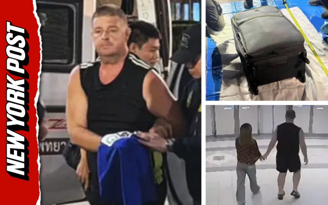 Man covered in scratch marks arrested after cops find dead teen in suitcase