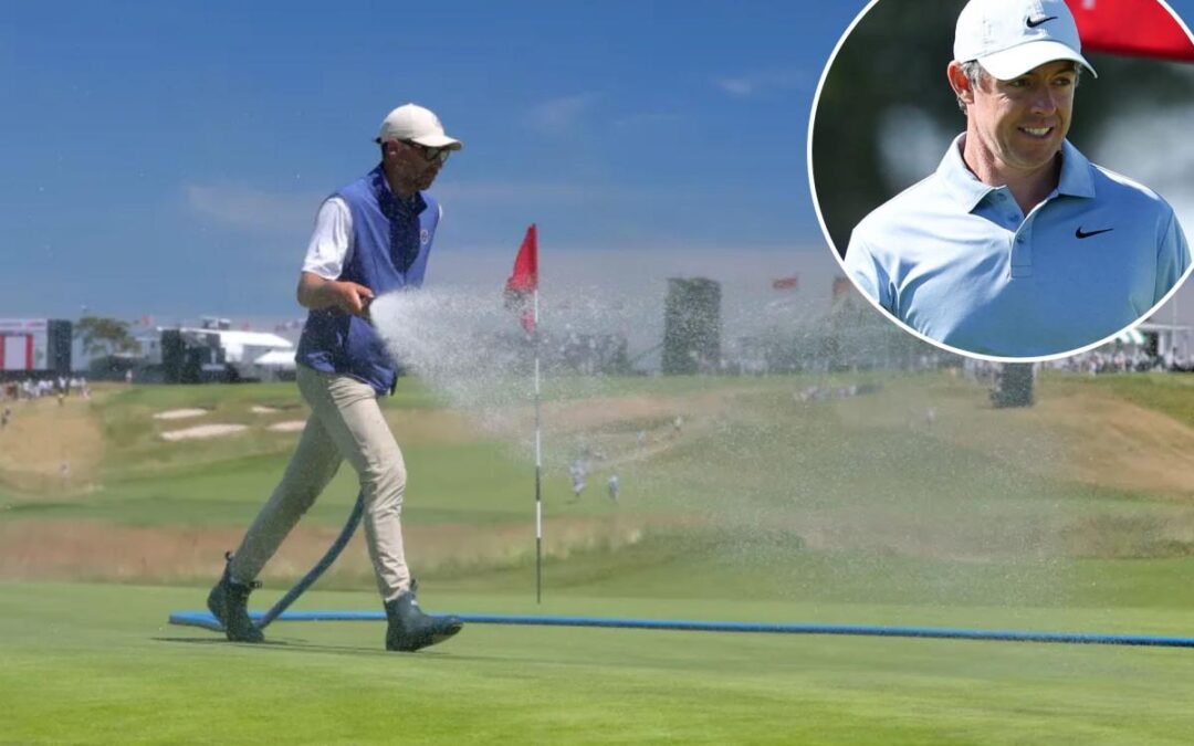 Rory McIlroy explains ‘unique’ 2 p.m. watering quirk at US Open