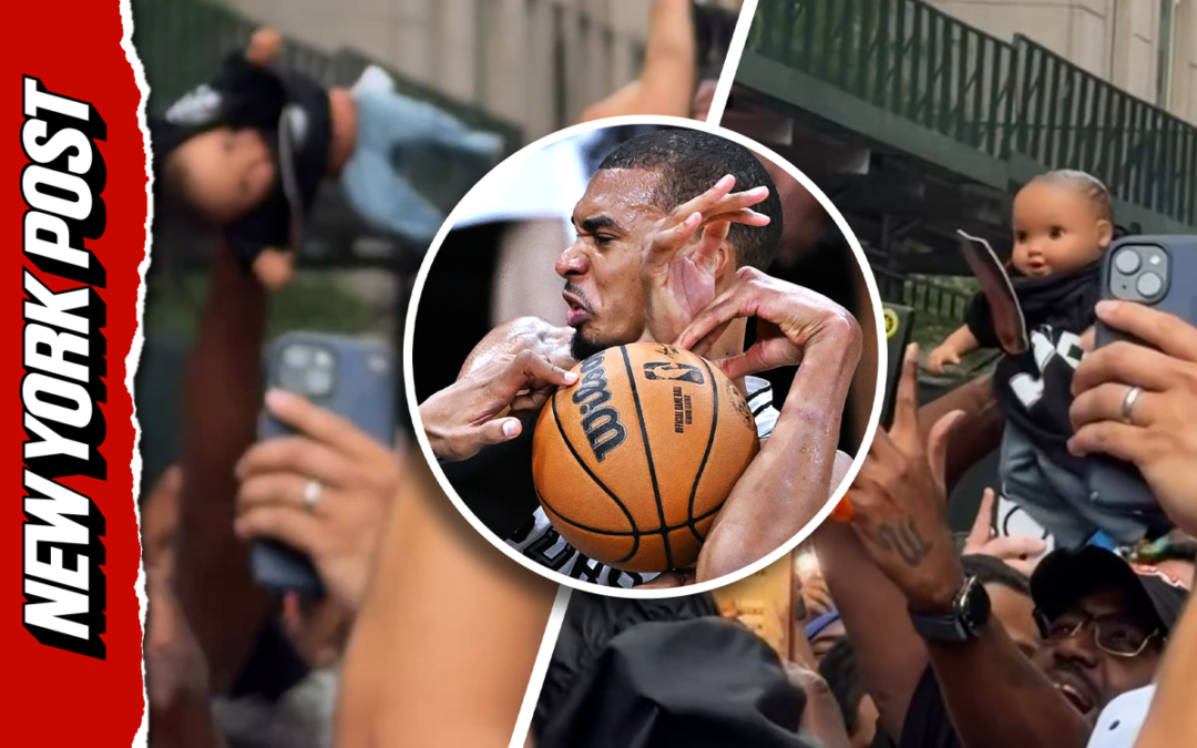 Knicks fans terrorize Wemby doll and vocalize their hate for the Spurs star