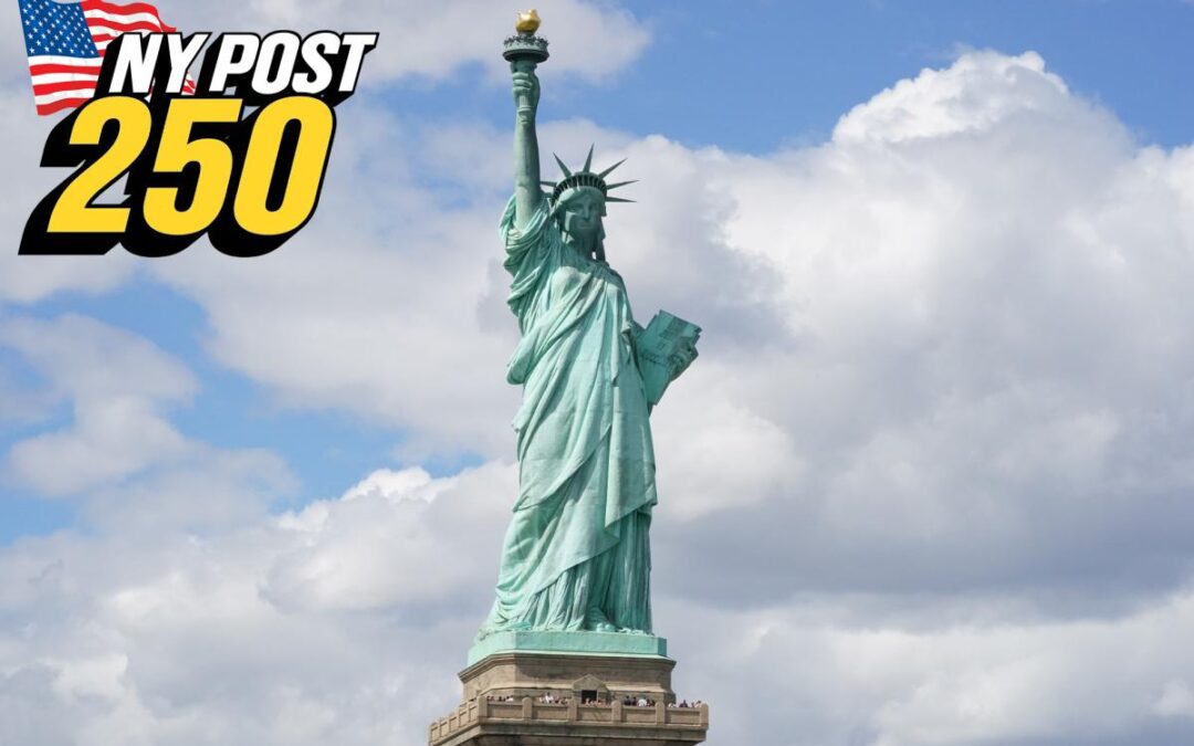 Old flame! The Statue of Liberty is the greatest gift one country ever gave another
