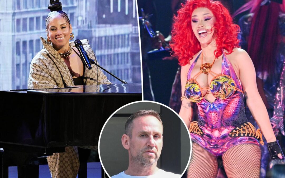 Alicia Keys, Cardi B perform for star-stacked crowd at Michael Rubin’s famed White Party