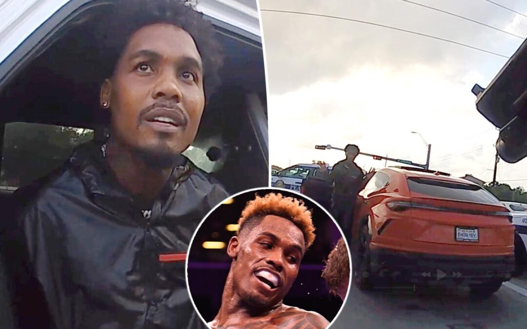 Boxing star Jermall Charlo ordered out of Lamborghini at gunpoint during intense DWI arrest