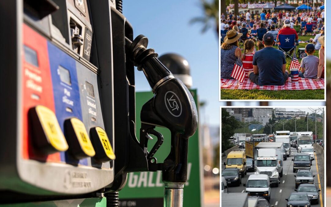 Americans hit the road in record numbers for 4th of July — in spite of high gas prices