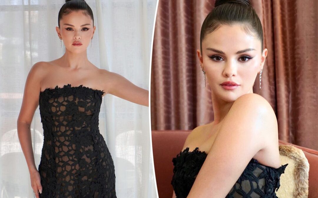 Selena Gomez channels ‘Breakfast at Tiffany’s’ for Taylor Swift and Travis Kelce’s wedding rehearsal dinner