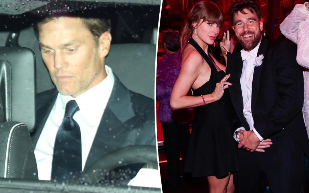 Tom Brady sneaks out of Taylor Swift and Travis Kelce’s star-studded wedding reception early