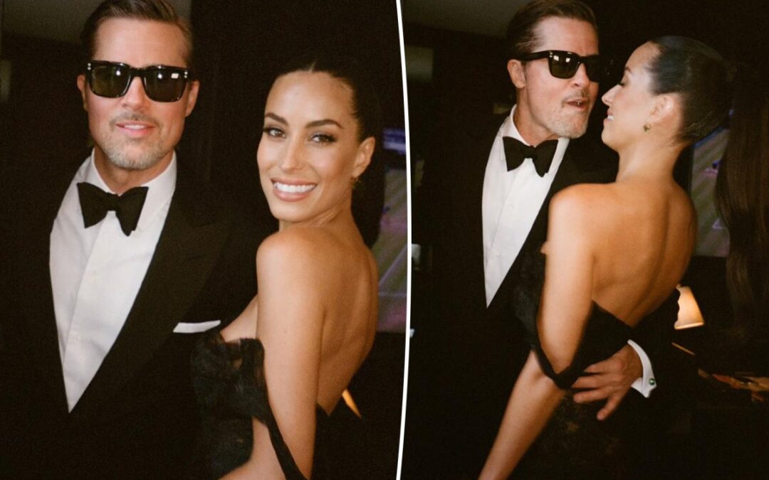 Brad Pitt and Ines de Ramon go Instagram-official with snaps from Taylor Swift’s wedding