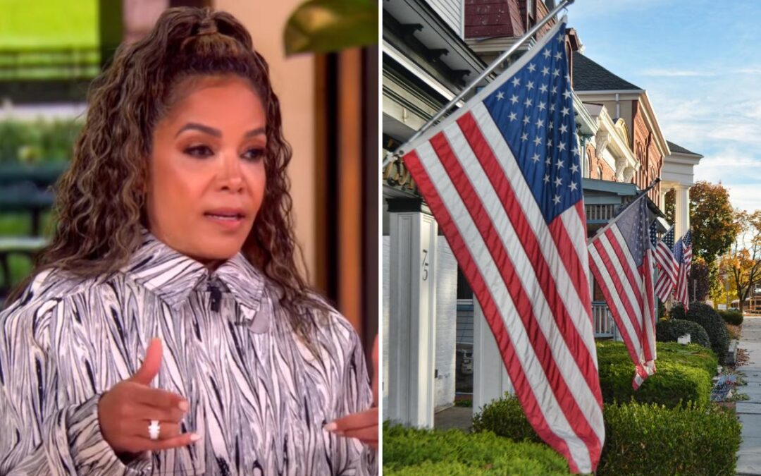 ‘The View’ co-host Sunny Hostin laments ‘I suddenly feel unsafe’ in neighborhoods with American flags