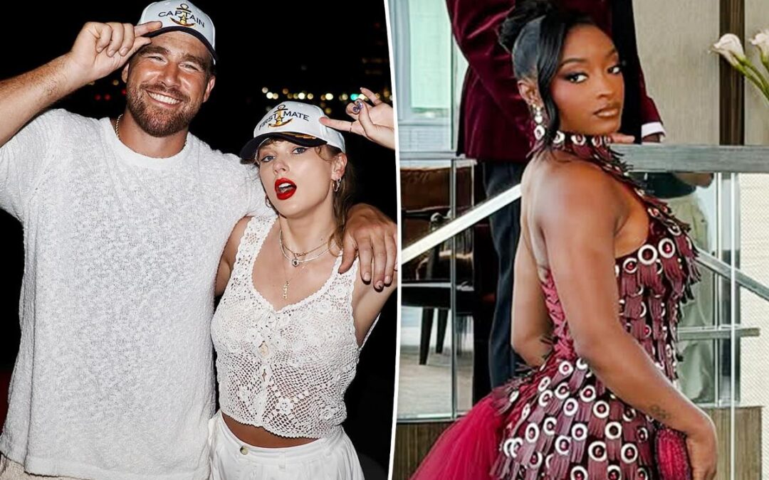 Simone Biles hits back at haters questioning her invite to Taylor Swift and Travis Kelce’s wedding