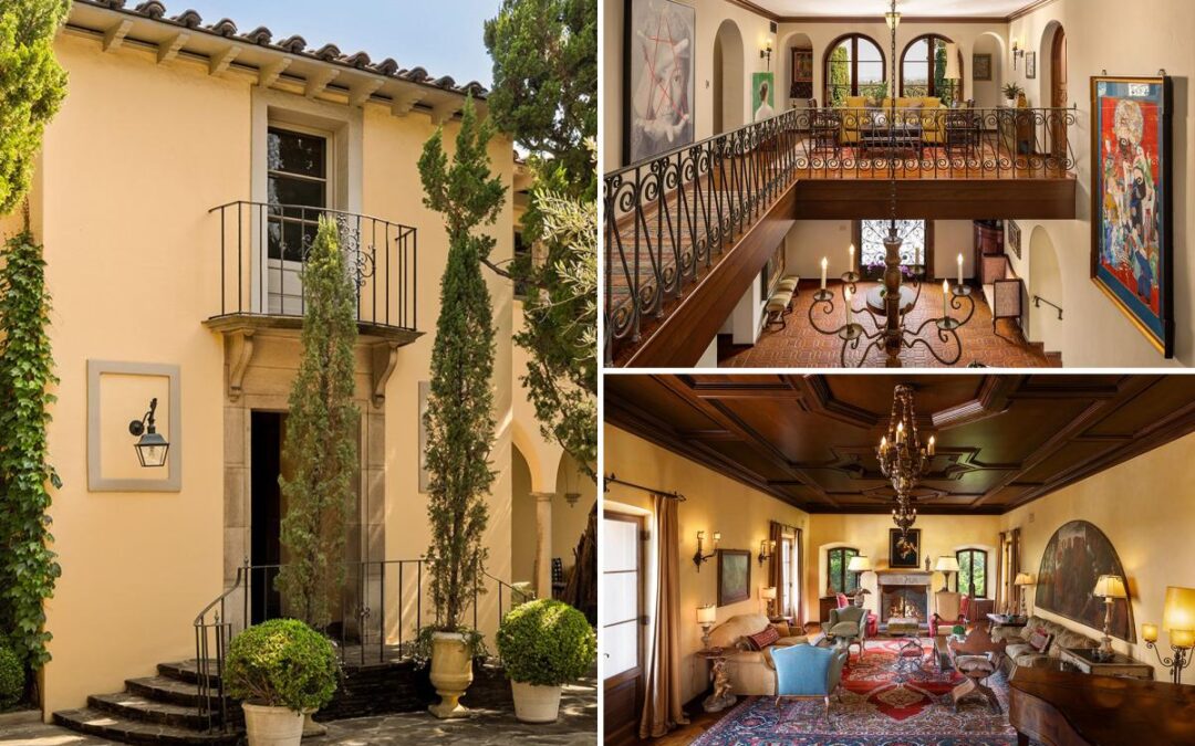 Owners of a $10.5M California villa worked from its century-old plans to restore its original grandeur — down to the tile patterns